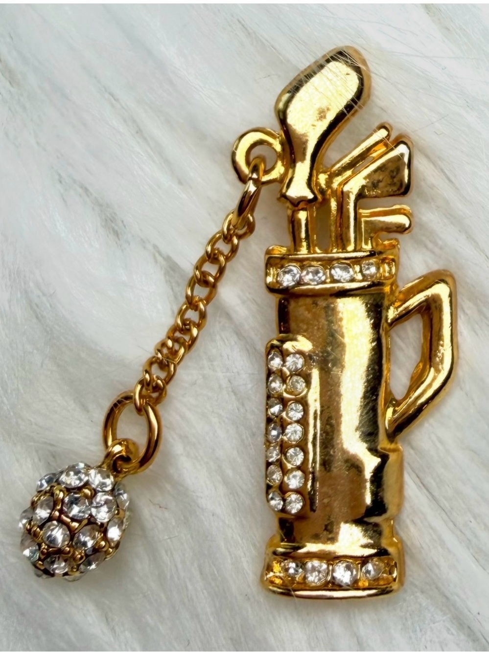 Vintage Golf Brooch